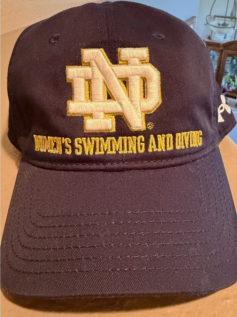 NWT Notre Dame Fighting Irish Women's Swimming and Diving adjustable Dad Hat